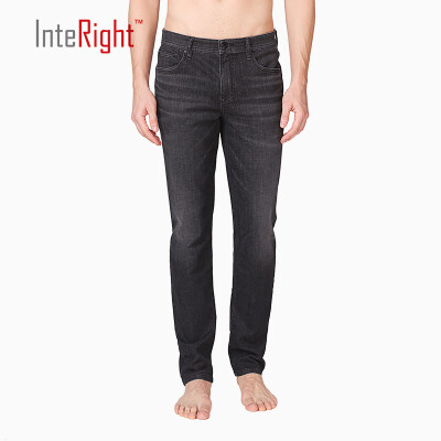 

Interights jeans men &39s light business fit self - cultivation super - elastic jeans light black 30 170 76A