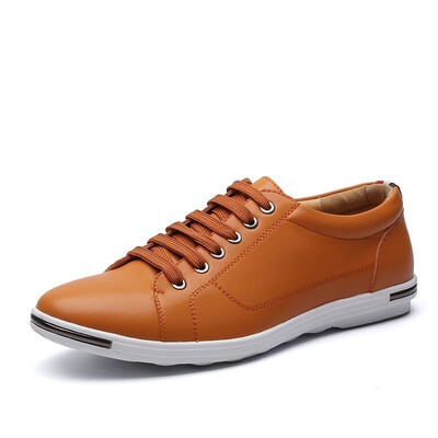 

New Hot 2017 Men's Fashion Leather Oxford Shoes Casual Flats Shoes business Shoes Plus Size 38-48