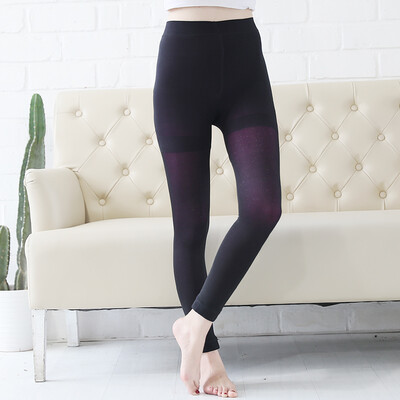 

Antarctic Leggings Ladies fashion glitter double pants autumn&winter plus cashmere thickened bottoming pants women Slim pants warm pants fashionable bright pink color one size