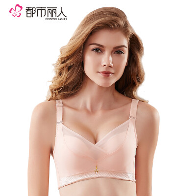 

City beauty people to adjust the type of bra 3/4 cup in the thick mold cup side of the collection of yarn material Ms. underwear b