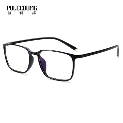 

Puleebumg 2017 new flat mirror TR90 glasses frame glasses frame male and female couple models myopia P040