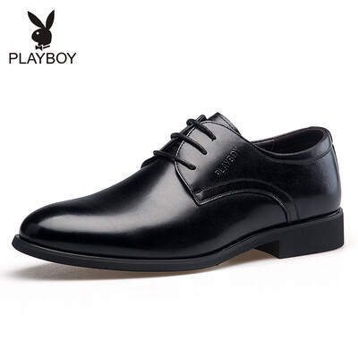 

Playboy (PLAYBOY ESTABLISHED 1953) Классические мужские кружевные деловые свадебные туфли Британские кружевные туфли мужская обувь 5DW009049D01 черный 41