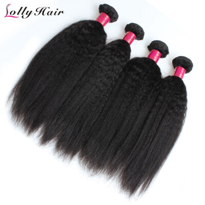 

Malaysian Yaki Straight Virgin Hair Weave 4 Bundles Hair Products Coarse Light Yaki Virgin Hair Unprocessed Hair Bundles