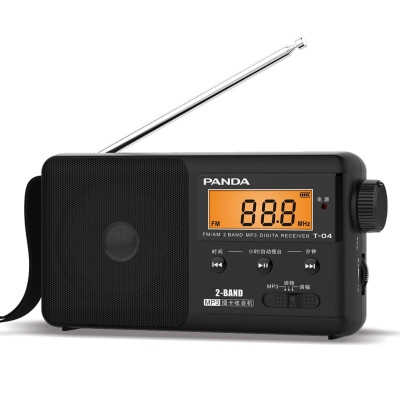 

Panda PANDA T-04 вилок карточка TF старого портативный MP3 цифрового дисплей литиевого полупроводниковый раздел Обновление радио T-01 (черный)