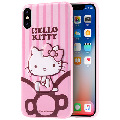 

Hello Kitty Apple, телефон оболочки Apple, iPhoneX 10 защитный рукав милый мультфильм все включено трехмерное Выдерживает падение Лолита Hello Kitty мобильный телефон наборы