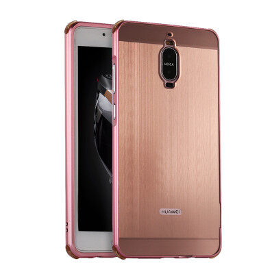 

Luxury Case for Huawei Mate 9 Pro Aluminum Bumper+Acrylic Panel Back Glossy Business Cover for Huawei Mate 9 Pro