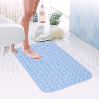 

Jiangnan leaf pad non-slip hydrophobic bathroom mat 39 79cm blue