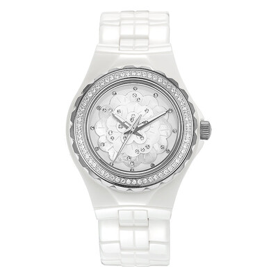 

Womens Watch Glaring Quartz Watch With A Steel Watchband