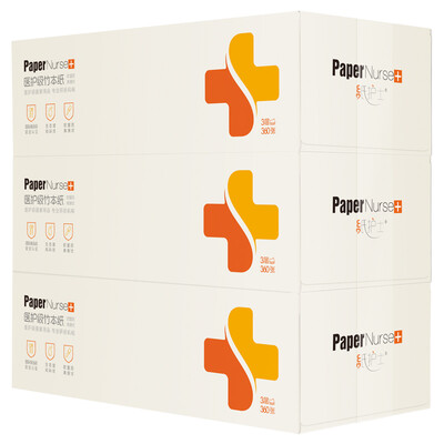 

Paper Nurses Health Care Color paper without bleached bamboo pulp 3 layers 120 boxed facial tissue 3 bags large size