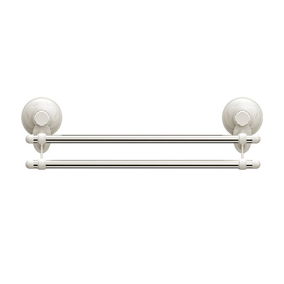 

Jiajie 40CM double rod suction cup type punch-free wall hanging rack bathroom towel rack towel rod JJ-YS315