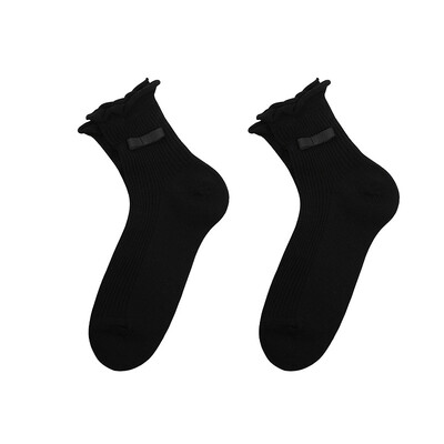 

MEIKAN Women Mercerized Cotton Socks Fashion Autumn Retro Female Socks Cute Fun Socks 2Pairs