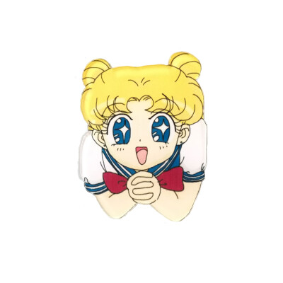 

Gernro Cartoon Acrylic Badges For Clothing Icons On Backpack Badge on a Pin