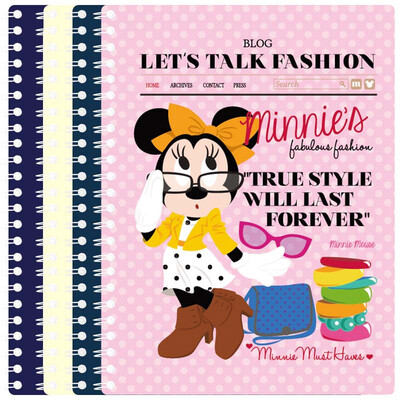 

Guangbo GuangBo 20 pages A4 coil information book file book school supplies color random Disney single installation IMQ97201