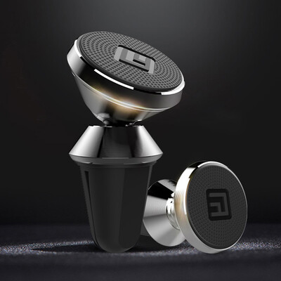 

KOOLIFE Magnetic Car Mount Mobile Phone Holder 360° Rotation Dashboard Air Vent Outlet Silver