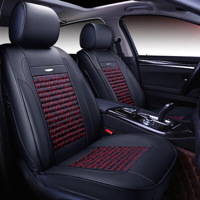 

GREAT LIFE Car Cushion Four Seasons Universal Cushion Cover Surrounded by China Wind Speed ​​Teng Mai Teng Tiguan Regal Kaimeiru Cruz Cruz Caroline Tiguan Simple Gentleman Black