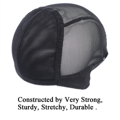 

Breathable Mesh Dome Wig Cap For Making Wig Snood Stretchy Wig Cap Black