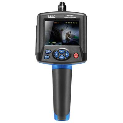 

Huashengchang CEM BS-150 industrial endoscope HD camera with video recording waterproof probe car maintenance industrial pipeline detector data export