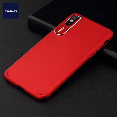 

Locke ROCK Apple X10 Mobile Shell iPhoneX10 Cover Lightweight All-inclusive Hard Shell Clear Code Series Red