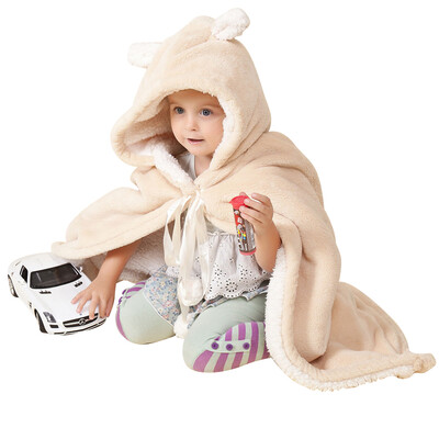 

Baby hugging cloak autumn winter cotton thickening male&female childrens shawl jacket newborn children out clothes baby c