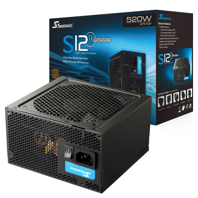 

Seasonic rated 520W S12II-520 power supply (80PLUS bronze / intelligent temperature control static / sound fan / support the back line