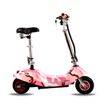 

BYUEBIKE small dolphin Mini driving folding car, lady's small two wheeled scooter