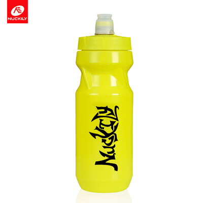 

NUCKILY Water Bottle 610ml With Large Opening Easy-open Leakprook Valve&Easy-squeeze BPA free Cycling Water Bottle for Riding