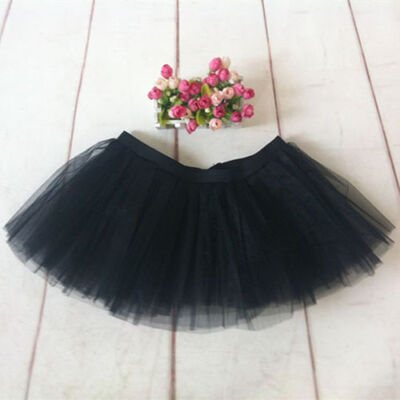 

3Layers Adult Women Tutu Tulle Skirt Petticoat Dance Halloween Party Fancy Dress