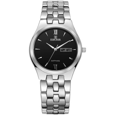 

According to wave (EBOHR) watch the era of elements series black strip steel couples table male watch 50030118