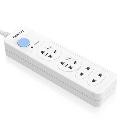 

Huntkey Huntkey white 403 4-bit 18 m total control switch socket row plug insert plug board