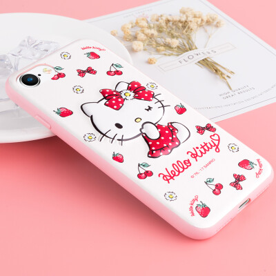 

Hello Kitty Apple 7/8 Phone Case iPhone7 / 8 Case Cartoon cute all-inclusive anti-drop mobile phone sets 4.7 inches - Small Fresh