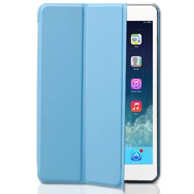 

The Magic Ring i-mu is a prolific protective coating for the iPad for Apple Polyurethane smart case Intelligent sleep prompts a triple bracket to send blue