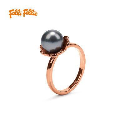 

Жа Folli Follie Folli Follie ФЛЕР МУЗА Серия розового золота кольцо 3R16T055RDA 54