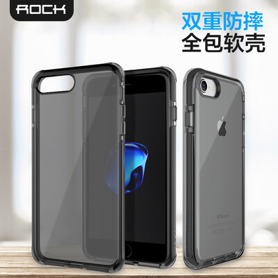 

Rock ROCK Apple 78 phone case iphone7 8 protective sleeve all-inclusive drop-resistant silicone soft shell Youdou series black