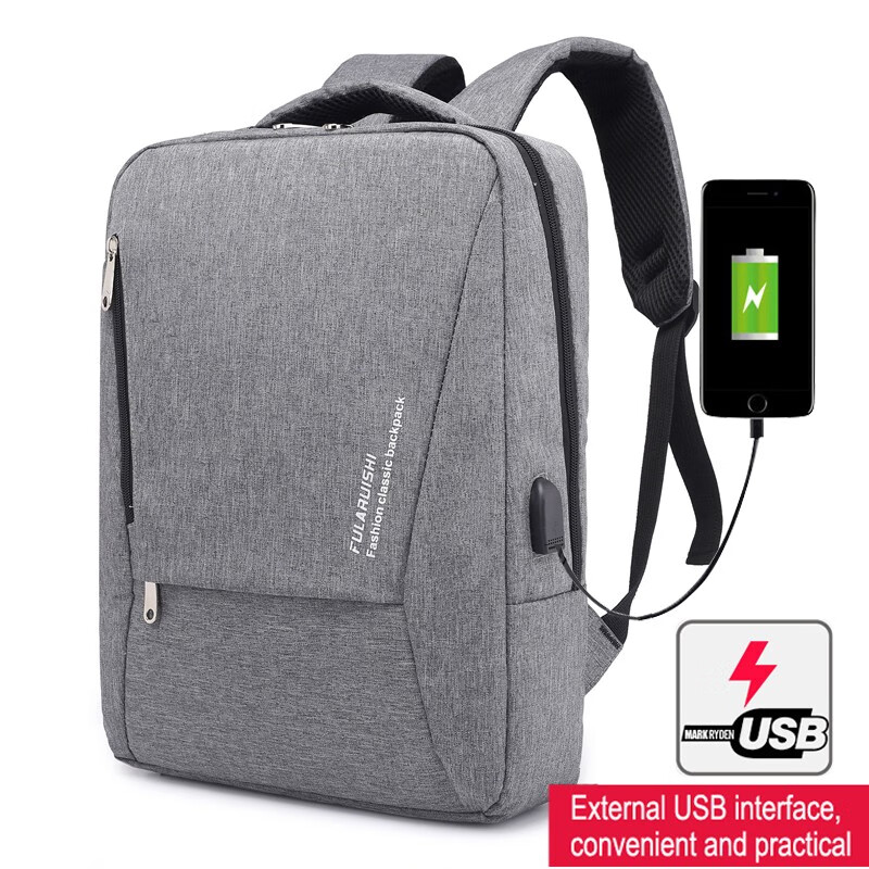 

FIGHT SKY WOLF Серый средний, 2018 Tigelnu anti-theft BACKPACK 156-дюймовый портативный компьютер BACKPACK