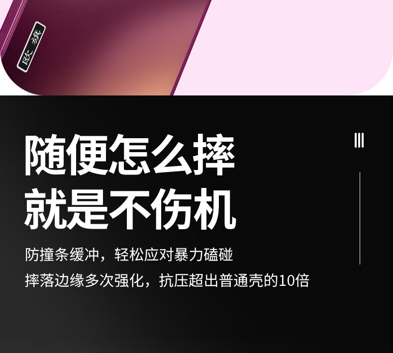 郝意【厂家直供】适用苹果13pro手苹果合金防摔摄像头硅胶机壳iphone保护套合金摄像头高端镜头全包防摔超薄散热硅胶边磨砂抗 苹果13Pro【梅子色】10米防摔合金摄像头详情图片6