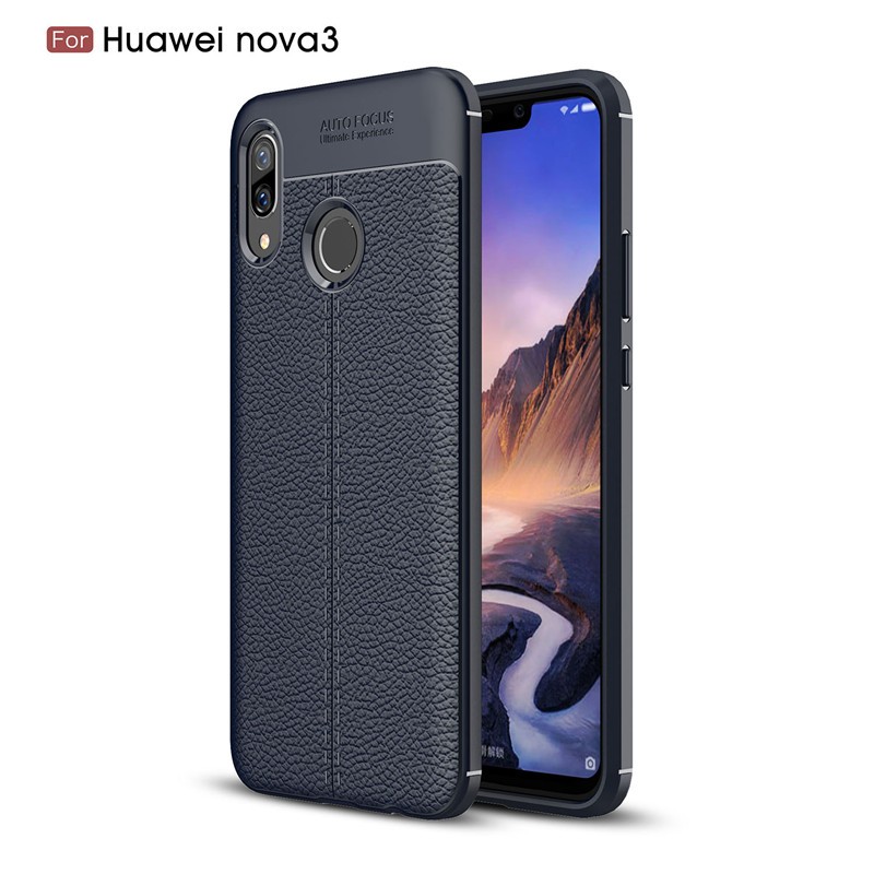 

Fecoprior Темно-синий, Задняя обложка для Huawei Nova 3 Nova3 Чехол