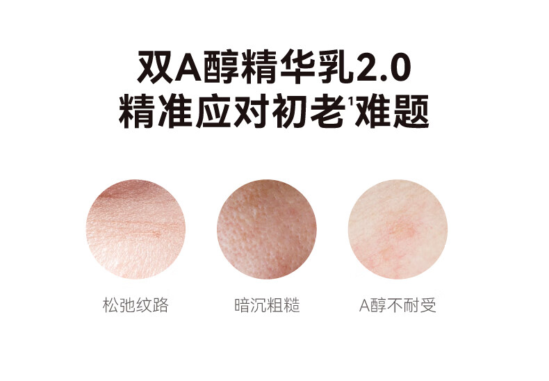 HBN【38同价】视黄醇精华乳液双a醇抗皱提拉紧致淡化皱纹补水保湿 120ml