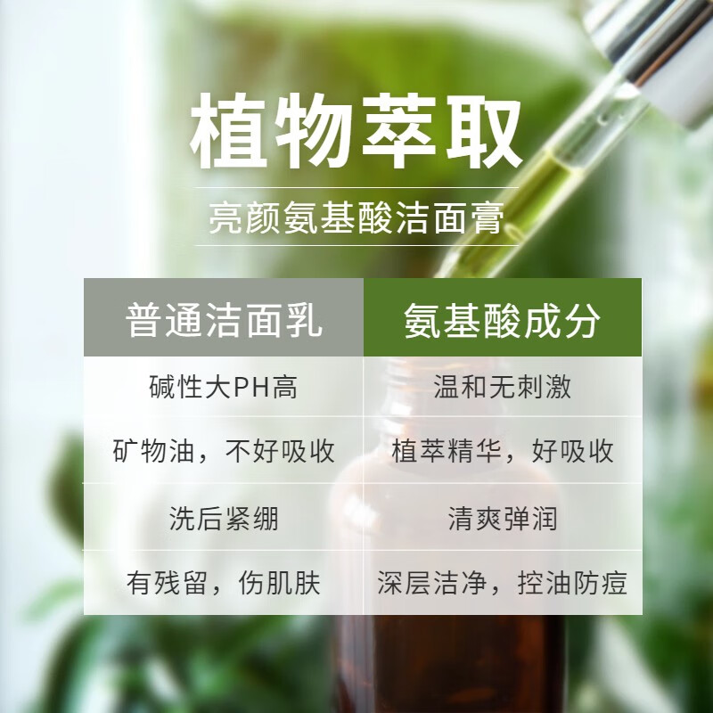 RUMEGIE云美集亮颜氨基酸洁面膏控油防痘深层清洁清爽不紧绷洗面奶80ml