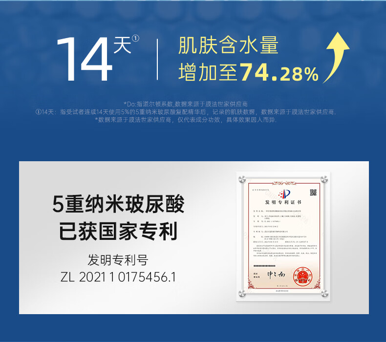 膜法世家 蓝水光面膜小蓝仓补水保湿纳米蓝铜胜肽敏感肌舒缓 2片