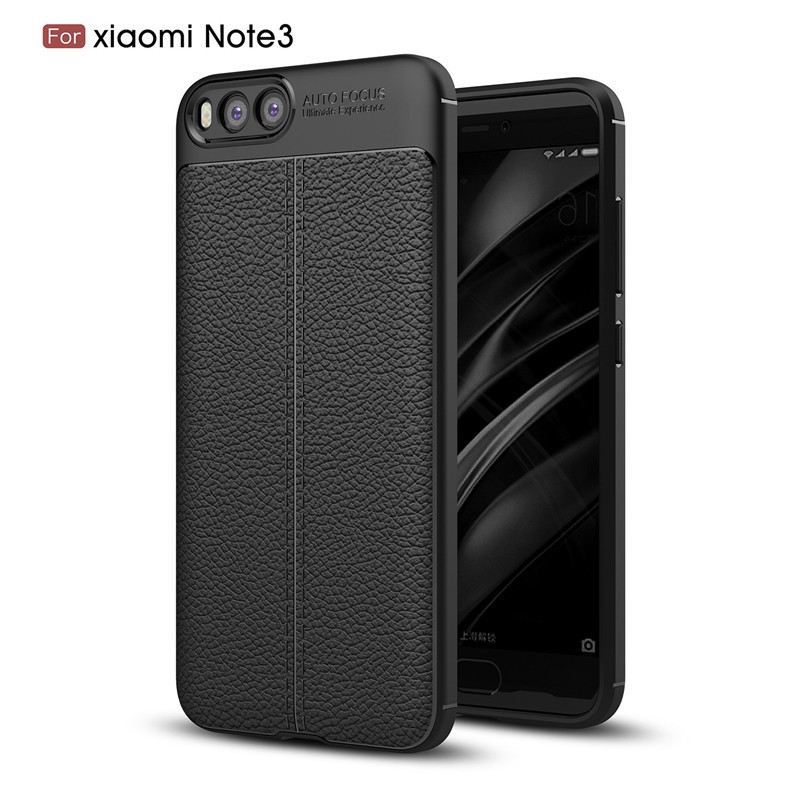 

Fecoprior черный Mi Note3, Задняя обложка для Xiaomi Mi Note 3 Note3 Case