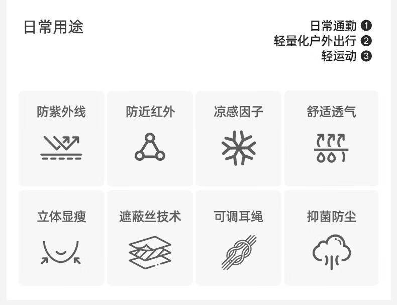 4，雪思夢【優選好物】2024新款夏天冰絲防曬口罩女高顔值麪罩透氣全臉遮陽 白色