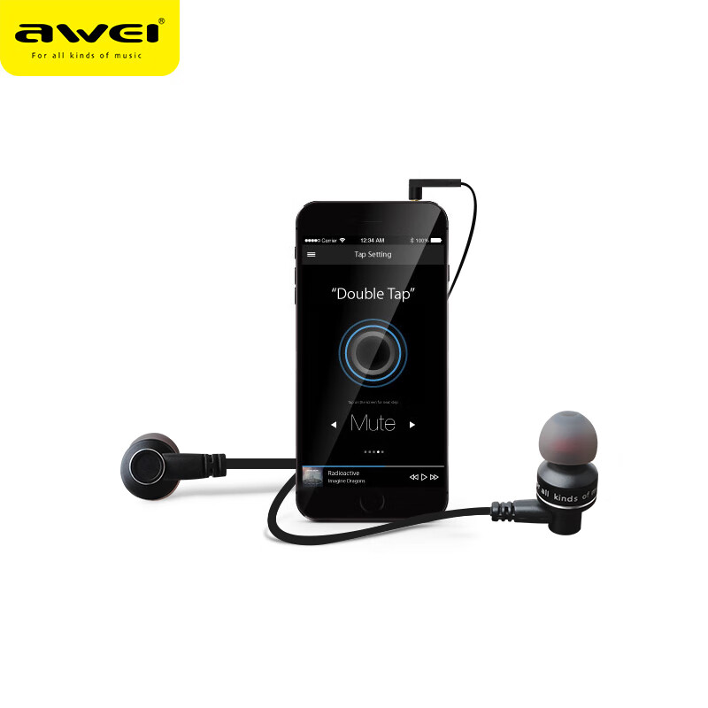 Mua Tai Nghe Dây Kim Loại Awei ES-10TY Auriculares Có Micrô Iphone Samsung