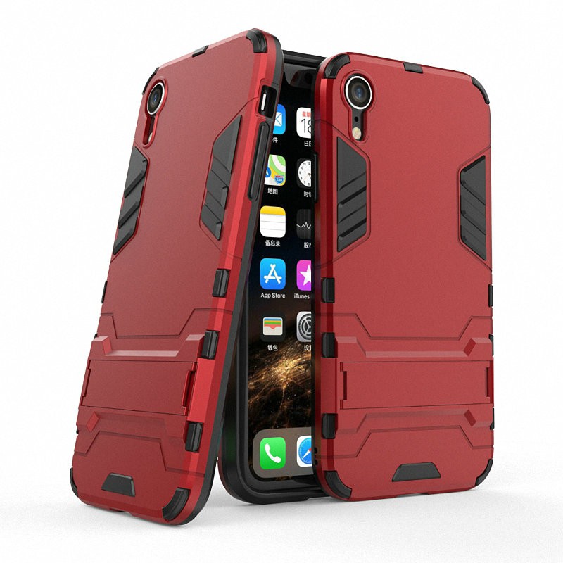 

WIERSS красный для iPhone XR, для Apple iPhone XR Shockproof Hard Phone Case