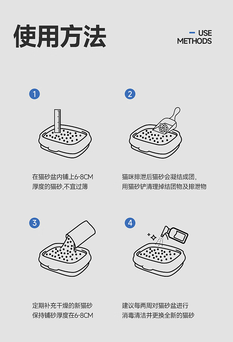 12，衷鳴【優選好物】鈉基鑛石混郃貓砂除臭無塵1.5mm豆腐貓砂不粘底瞬吸 【嘗鮮裝】鈉基混郃2.5kg*1包