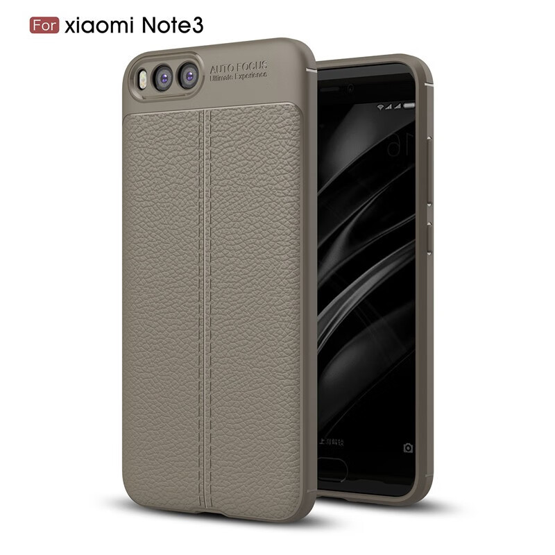 

Fecoprior Серый Mi Note3, Задняя обложка для Xiaomi Mi Note 3 Note3 Case