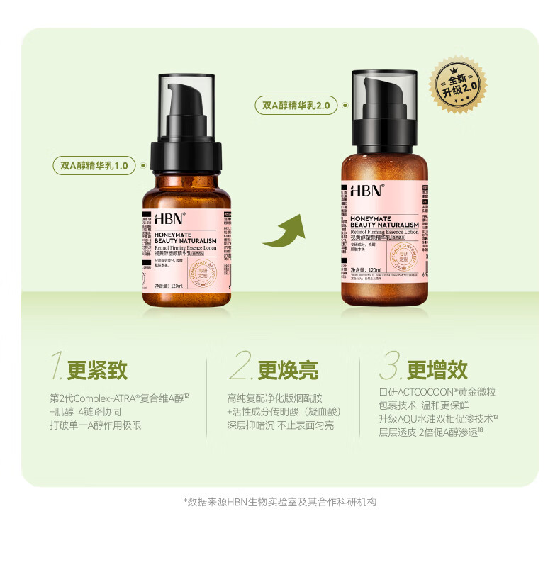 HBN早C晚A水乳霜套装发光水精华乳晚霜特润霜鎏光乳眼霜妇女神节礼物 【38同价】发光水+精华乳+晚霜