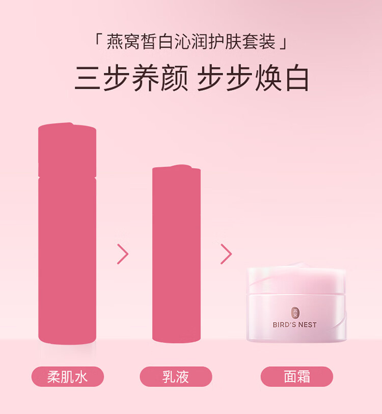 屈臣氏（Watsons）【屈臣氏】燕窝补水保湿滋润男女通用全新升级50克系列 皙白沁润面霜清润 50g