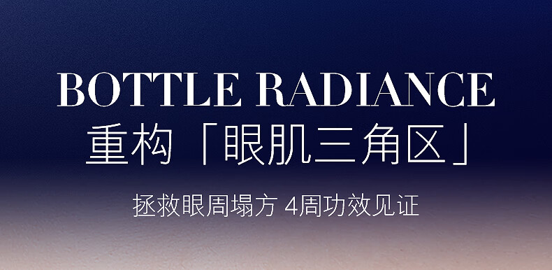 女神之美 LEADR光采赋能弹力精华眼霜女改善眼部焕活补水保湿滋养 蓝色20g*2