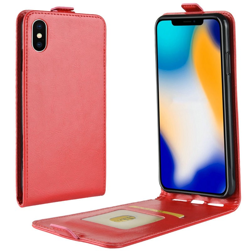 

WIERSS красный для iPhone X, для Apple iPhone XS Макс Ретро Кошелек Дело Кожаные чехлы для iPhone XR Флип кожаный чехол