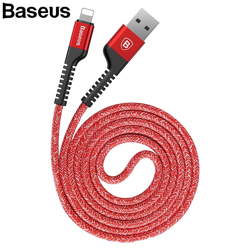 фото Кабель usb baseus красный 1 м